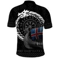 Iceland Viking Drakkar Polo Shirt Viking Blood - Wonder Print Shop