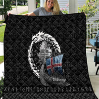 Iceland Viking Drakkar Quilt Viking Blood - Wonder Print Shop