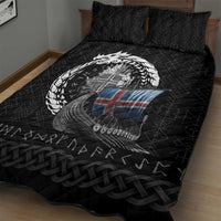 Iceland Viking Drakkar Quilt Bed Set Viking Blood - Wonder Print Shop