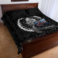 Iceland Viking Drakkar Quilt Bed Set Viking Blood - Wonder Print Shop