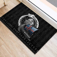 Iceland Viking Drakkar Rubber Doormat Viking Blood - Wonder Print Shop