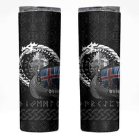 Iceland Viking Drakkar Skinny Tumbler Viking Blood - Wonder Print Shop