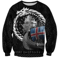 Iceland Viking Drakkar Sweatshirt Viking Blood - Wonder Print Shop