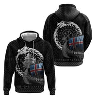 Iceland Viking Drakkar Zip Hoodie Viking Blood - Wonder Print Shop