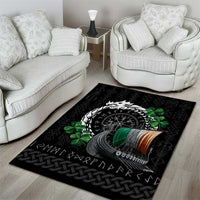 Ireland Viking Drakkar Area Rug Viking Blood - Wonder Print Shop