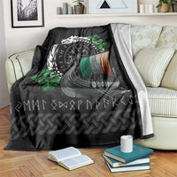 Ireland Viking Drakkar Blanket Viking Blood - Wonder Print Shop