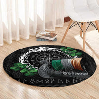 Ireland Viking Drakkar Round Carpet Viking Blood - Wonder Print Shop