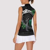 Ireland Viking Drakkar Women Sleeveless Polo Shirt Viking Blood - Wonder Print Shop