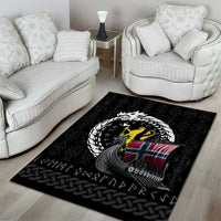 Norway Viking Drakkar Area Rug Viking Blood - Wonder Print Shop