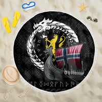 Norway Viking Drakkar Beach Blanket Viking Blood - Wonder Print Shop
