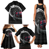 Norway Viking Drakkar Family Matching Tank Maxi Dress and Hawaiian Shirt Viking Blood - Wonder Print Shop