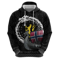 Norway Viking Drakkar Hoodie Viking Blood - Wonder Print Shop