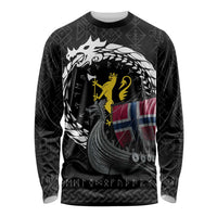 Norway Viking Drakkar Long Sleeve Shirt Viking Blood - Wonder Print Shop