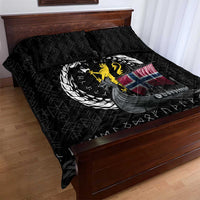 Norway Viking Drakkar Quilt Bed Set Viking Blood - Wonder Print Shop