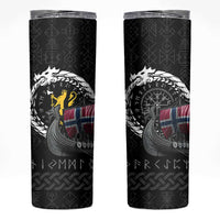 Norway Viking Drakkar Skinny Tumbler Viking Blood - Wonder Print Shop