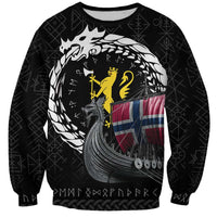 Norway Viking Drakkar Sweatshirt Viking Blood - Wonder Print Shop