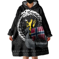 Norway Viking Drakkar Wearable Blanket Hoodie Viking Blood - Wonder Print Shop