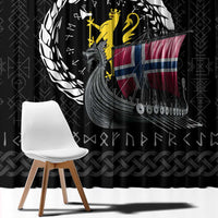 Norway Viking Drakkar Window Curtain Viking Blood - Wonder Print Shop