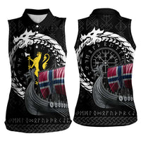 Norway Viking Drakkar Women Sleeveless Polo Shirt Viking Blood - Wonder Print Shop