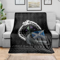Scotland Viking Drakkar Blanket Viking Blood - Wonder Print Shop