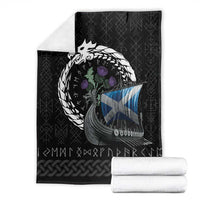 Scotland Viking Drakkar Blanket Viking Blood - Wonder Print Shop
