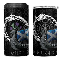 Scotland Viking Drakkar 4 in 1 Can Cooler Tumbler Viking Blood - Wonder Print Shop