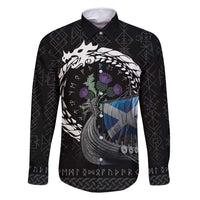 Scotland Viking Drakkar Family Matching Mermaid Dress and Hawaiian Shirt Viking Blood - Wonder Print Shop