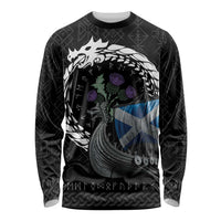 Scotland Viking Drakkar Long Sleeve Shirt Viking Blood - Wonder Print Shop