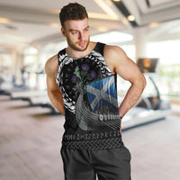 Scotland Viking Drakkar Men Tank Top Viking Blood - Wonder Print Shop