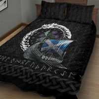 Scotland Viking Drakkar Quilt Bed Set Viking Blood - Wonder Print Shop