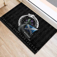Scotland Viking Drakkar Rubber Doormat Viking Blood - Wonder Print Shop