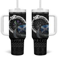 Scotland Viking Drakkar Tumbler With Handle Viking Blood - Wonder Print Shop