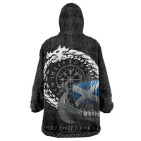 Scotland Viking Drakkar Wearable Blanket Hoodie Viking Blood - Wonder Print Shop