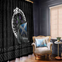 Scotland Viking Drakkar Window Curtain Viking Blood - Wonder Print Shop