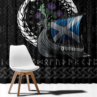 Scotland Viking Drakkar Window Curtain Viking Blood - Wonder Print Shop
