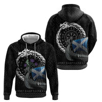 Scotland Viking Drakkar Zip Hoodie Viking Blood - Wonder Print Shop