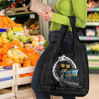 Sweden Viking Drakkar Grocery Bag Viking Blood - Wonder Print Shop