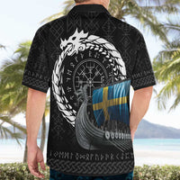 Sweden Viking Drakkar Hawaiian Shirt Viking Blood - Wonder Print Shop