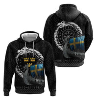 Sweden Viking Drakkar Hoodie Viking Blood - Wonder Print Shop