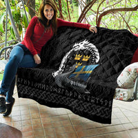 Sweden Viking Drakkar Quilt Viking Blood - Wonder Print Shop