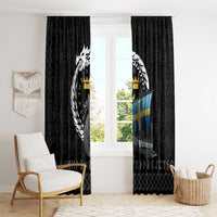Sweden Viking Drakkar Window Curtain Viking Blood - Wonder Print Shop