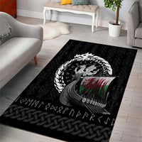 Wales Viking Drakkar Area Rug Viking Blood - Wonder Print Shop