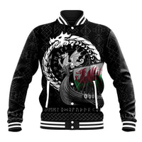 Wales Viking Drakkar Baseball Jacket Viking Blood - Wonder Print Shop