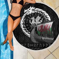 Wales Viking Drakkar Beach Blanket Viking Blood - Wonder Print Shop