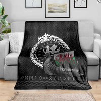 Wales Viking Drakkar Blanket Viking Blood - Wonder Print Shop