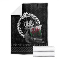 Wales Viking Drakkar Blanket Viking Blood - Wonder Print Shop