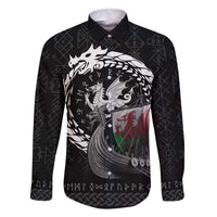 Wales Viking Drakkar Family Matching Off Shoulder Short Dress and Hawaiian Shirt Viking Blood - Wonder Print Shop