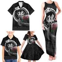 Wales Viking Drakkar Family Matching Tank Maxi Dress and Hawaiian Shirt Viking Blood - Wonder Print Shop