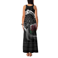 Wales Viking Drakkar Family Matching Tank Maxi Dress and Hawaiian Shirt Viking Blood - Wonder Print Shop