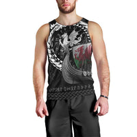 Wales Viking Drakkar Men Tank Top Viking Blood - Wonder Print Shop